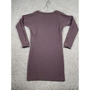 Athleta XS Mauve Tunic Sweatshirt Dress Long Sleeve Pocket Casual Lounge Wear